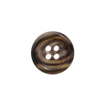 HB230 Real Buffalo Horn 4-hole Button