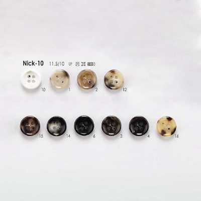 NICK10 Urea Resin 4-hole Button