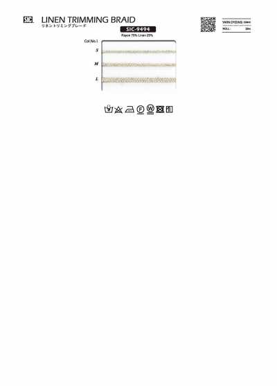 SIC-9494 Linen Trimming Braid