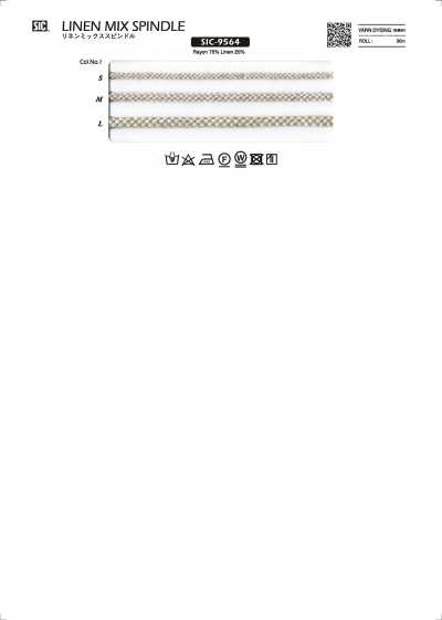 SIC-9564 Linen-blend Spindle