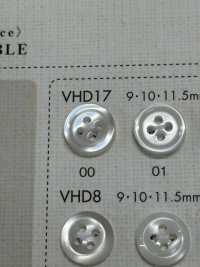 VHD17 DAIYA BUTTONS Impact Resistant HYPER DURABLE "" Series Shell-like Polyester Button "" DAIYA BUTTON Sub Photo