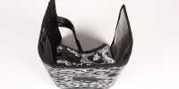06437 Black And White Color Sewing Bag (BOHIN)[Handicraft Supplies] BOHIN Sub Photo