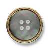 129 Metal Button For Suits And Jackets Shell & Brass Gold