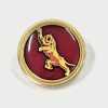 307 Japanese-made Metal Button For Suits And Jackets, Gold/red