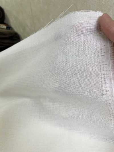 497 Made In Japan Raw Roll Wool Interfacing White