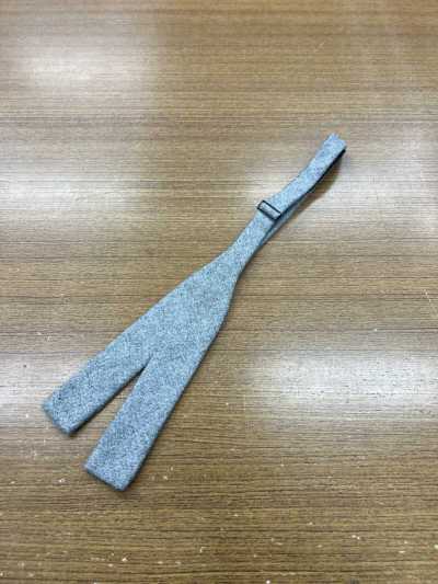 CAMT-3 Hand-tied Bow Tie Made Of Cashmere, Gray