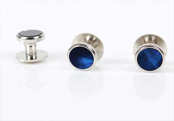 E-4-S Color-coated Shell Stud, Navy Blue