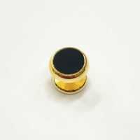 F-1-S Stud Button Onyx Gold Round[Formal Accessories] Yamamoto(EXCY) Sub Photo