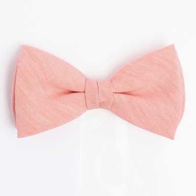 HARISSONS Linen Bow Tie Pink