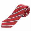 HVN-26 VANNERS Nep Silk Regimental Tie Red