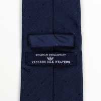 HVN-28 VANNERS Dot Denim-like Silk Tie Dark Navy Blue[Formal Accessories] Yamamoto(EXCY) Sub Photo
