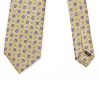 HVN-35 VANNERS Textile Used Tie Small Pattern Yellow[Formal Accessories] Yamamoto(EXCY) Sub Photo