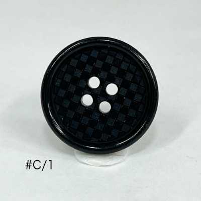 NT Polyester Black With Various Engraved Patterns