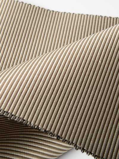 Yamanashi Fujiyoshida Stripe Pattern Formal Fabric Gold