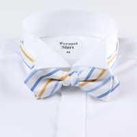 RBF-6258-11 Casual Butterfly Tie Pencil Stripe White / Yellow[Formal Accessories] Yamamoto(EXCY) Sub Photo
