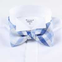 RBF-7047-10 Casual Butterfly Tie Block Check Blue / White[Formal Accessories] Yamamoto(EXCY) Sub Photo