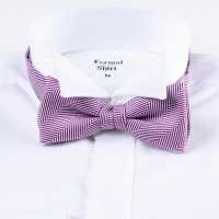 RBF-8007-20 Casual Butterfly Tie Herringbone Pattern Purple[Formal Accessories] Yamamoto(EXCY) Sub Photo