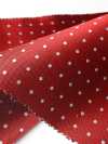S-600 Yamanashi Fujiyoshida Dot-Pattern Formal Fabric Red