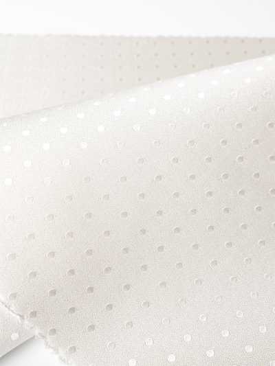 S-940 Yamanashi Fujiyoshida Dot-Pattern Formal Fabric Silver