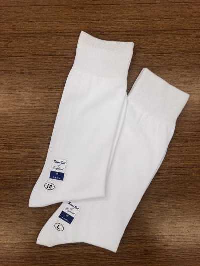 TKM-W White Formal Socks