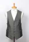 V-02 Formal Vest Gray Jacquard Made In Japan