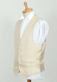 V-26 Formal Vest Made In Japan Micro Check Cream[Formal Accessories] Yamamoto(EXCY) Sub Photo