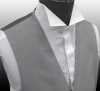 V-GS Formal Vest Made In Japan, Light Grey, Herringbone