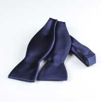 VANNERS VMT-01 VANNERS Textile Used Hand-knot Bow Tie Navy Blue Satin[Formal Accessories] Yamamoto(EXCY) Sub Photo
