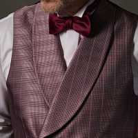 VANNERS VMT-02 VANNERS Textile Used Hand-knot Bow Tie Wine Satin[Formal Accessories] Yamamoto(EXCY) Sub Photo