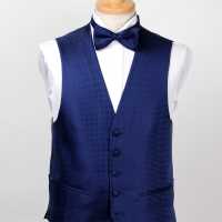 VANNERS-V-009 VANNERS Formal Vest Houndstooth Navy Blue[Formal Accessories] Yamamoto(EXCY) Sub Photo