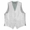 VANNERS-V-010 VANNERS Formal Vest Houndstooth Silver