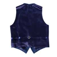 VANNERS-V-28 Vest Made With VANNERS Textile, Polka Dot Pattern, Denim-like Jacquard, Navy[Formal Accessories] Yamamoto(EXCY) Sub Photo