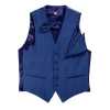 VANNERS-V-28 Vest Made From VANNERS Textile, Vest Dot Pattern, Denim-like Jacquard, Navy Blue