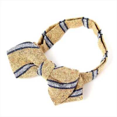 VBFK-27 VANNERS Nep Silk Regimental Bow Tie Yellow