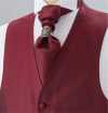 YT-302 Domestic Silk Ascot Tie(Europe Tie Tie) Small Pattern Wine Red