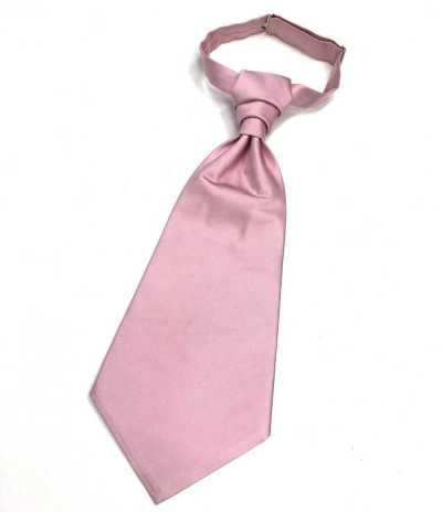 YT-987P Made In Japan Ascot Tie (Euro Tie) Silk Satin Pink