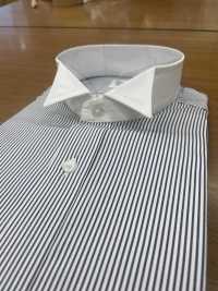 クレリックシャツ Wing Collar Clerical Striped Formal Shirt[Formal Accessories] Yamamoto(EXCY) Sub Photo