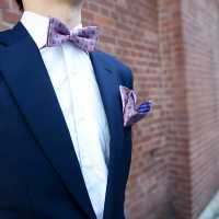 VBF-36 VANNERS Textile Used Bow Tie Small Pattern Pink[Formal Accessories] Yamamoto(EXCY) Sub Photo