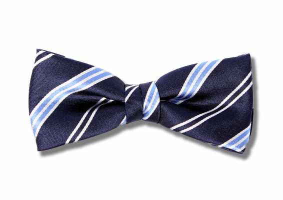 VBF-46 Bow Tie Made With VANNERS Fabric, Navy Blue