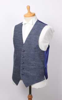 VANNERS-V-042 VANNERS Three-way Textile Vest Glen Plaid Navy Blue[Formal Accessories] Yamamoto(EXCY) Sub Photo
