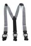 PSR-5 Gray Suspenders, Made With Pentagono Fabric