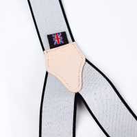AT-BLACK-XL Albert Thurston Suspenders No Pattern Black 2way Type XL Size[Formal Accessories] ALBERT THURSTON Sub Photo