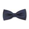 VBF-48 VANNERS Silk Bow Tie Herringbone Navy Blue
