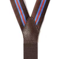 VSR-55 VANNERS Silk Suspenders Striped Brown[Formal Accessories] Yamamoto(EXCY) Sub Photo