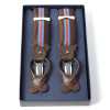 VSR-55 VANNERS Silk Suspenders Stripe Brown