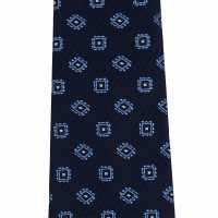 HVN-58 VANNERS Silk Wool Handmade Tie Komon Navy Blue[Formal Accessories] Yamamoto(EXCY) Sub Photo
