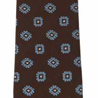 HVN-59 VANNERS Silk Wool Handmade Tie Komon Brown[Formal Accessories] Yamamoto(EXCY) Sub Photo