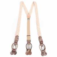 VAR-200-2 BRETELLE &amp; BRACES Mesh Braid Suspenders Beige[Formal Accessories] Bretelle &amp; Braces Sub Photo
