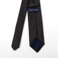 PNE-6 Made In Japan Italian Silk Wool Solid Necktie Handmade Navy Brown[Formal Accessories] Yamamoto(EXCY) Sub Photo