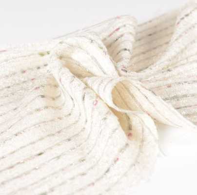 Z7544 LINTON Linton Tweed Made In England Textile White X Pink X Gray LINTON Sub Photo